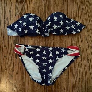 Stars and stripes bikini! Size medium.